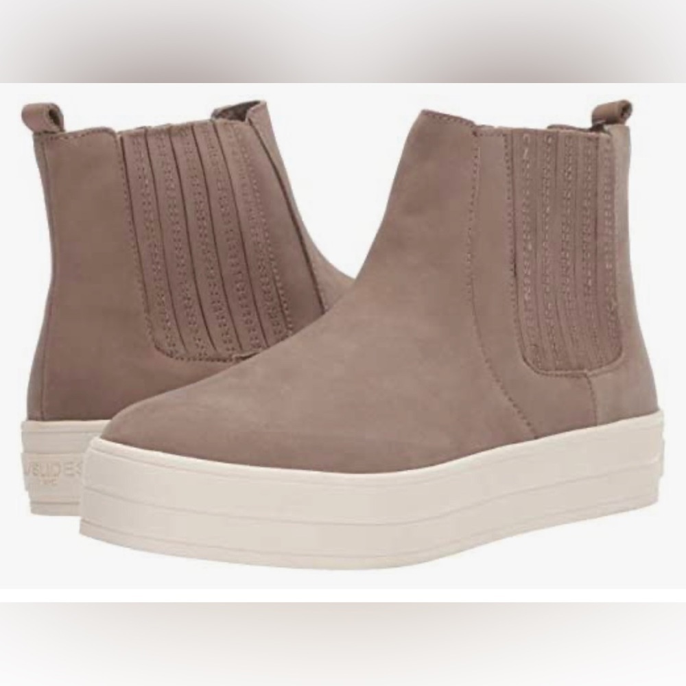 J/SLIDES NYC $170 Women’s Nubuck Hype Waterproof Booties Shoes Boots 8 1/2M NWT - Picture 2 of 9